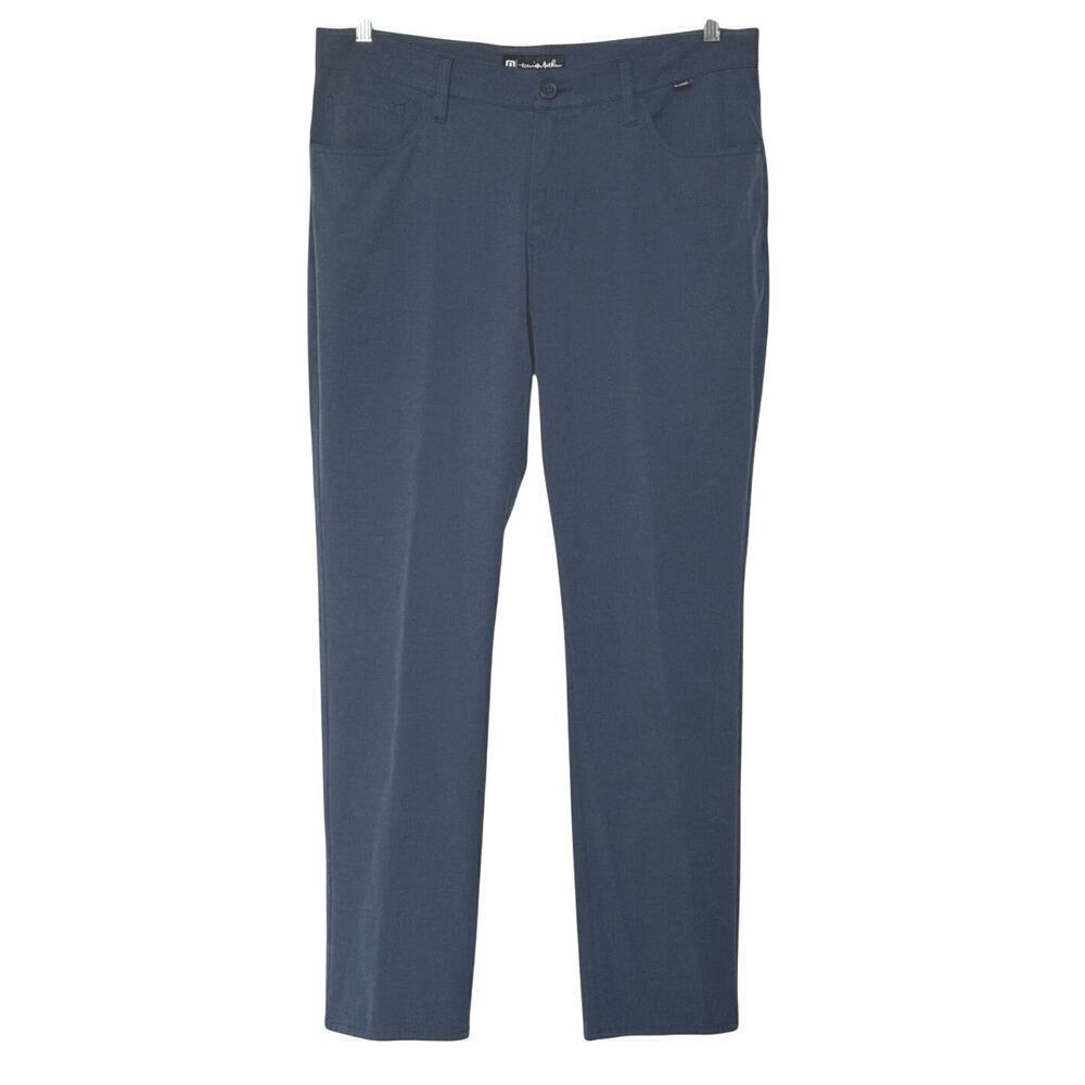 Travis Mathew Mens Golf Casual Pants Size 36 x 32 Blue Pockets EUC